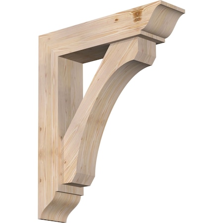 Legacy Traditional Smooth Bracket W/ Offset Brace, Douglas Fir, 7 1/2W X 32D X 38H